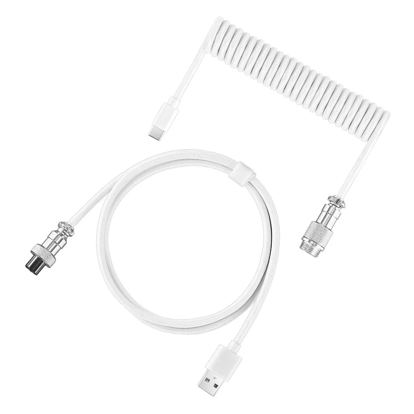 键盘线圈线 USB-C 可拆接头 编织款